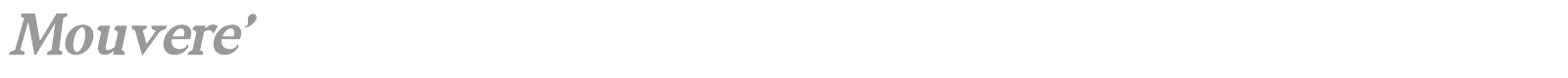 Mouvere' font preview